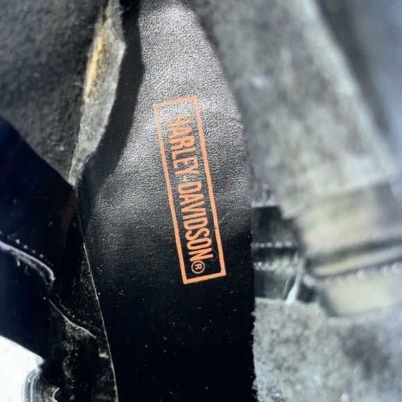 Harley-Davidson Black Leather Boots - Picture 9 of 13